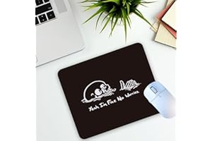 1 Pcs Funny Skeleton Non-Slip Rubber Mouse Pad Gifts for Coworker Boss Supervisor Computers Laptop Mouse Home Office Desk