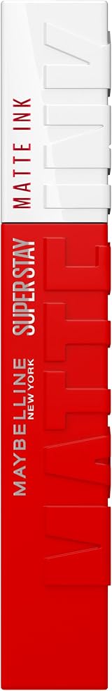 Maybelline Superstay Velvety Matte Ink Lipstick 118 Dancer Red 16H Lip Color