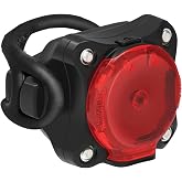 LEZYNE Zecto Drive Max 400 Lumen Rear Bike Lights | Extended Runtime, 6 Output Modes, Daytime Flash, IPX7 Waterproof, USB-C Charging, Mounting Accessories Included