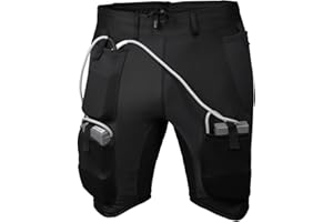 LVAD Gear Unisex Medical Shorts for HeartMate 2 & 3 Moisture-Wicking Spandex Durable Fit Secure Hook and Loop Battery Pockets