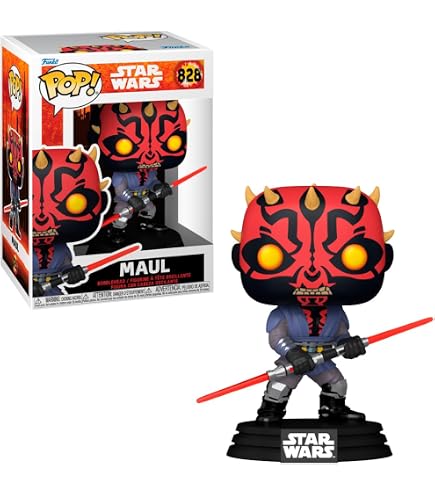 Pack Funko Pop Darth Maul & Gar Saxon – 2 Figurines Collector Star Wars – Cadeau Génial Pour Fans