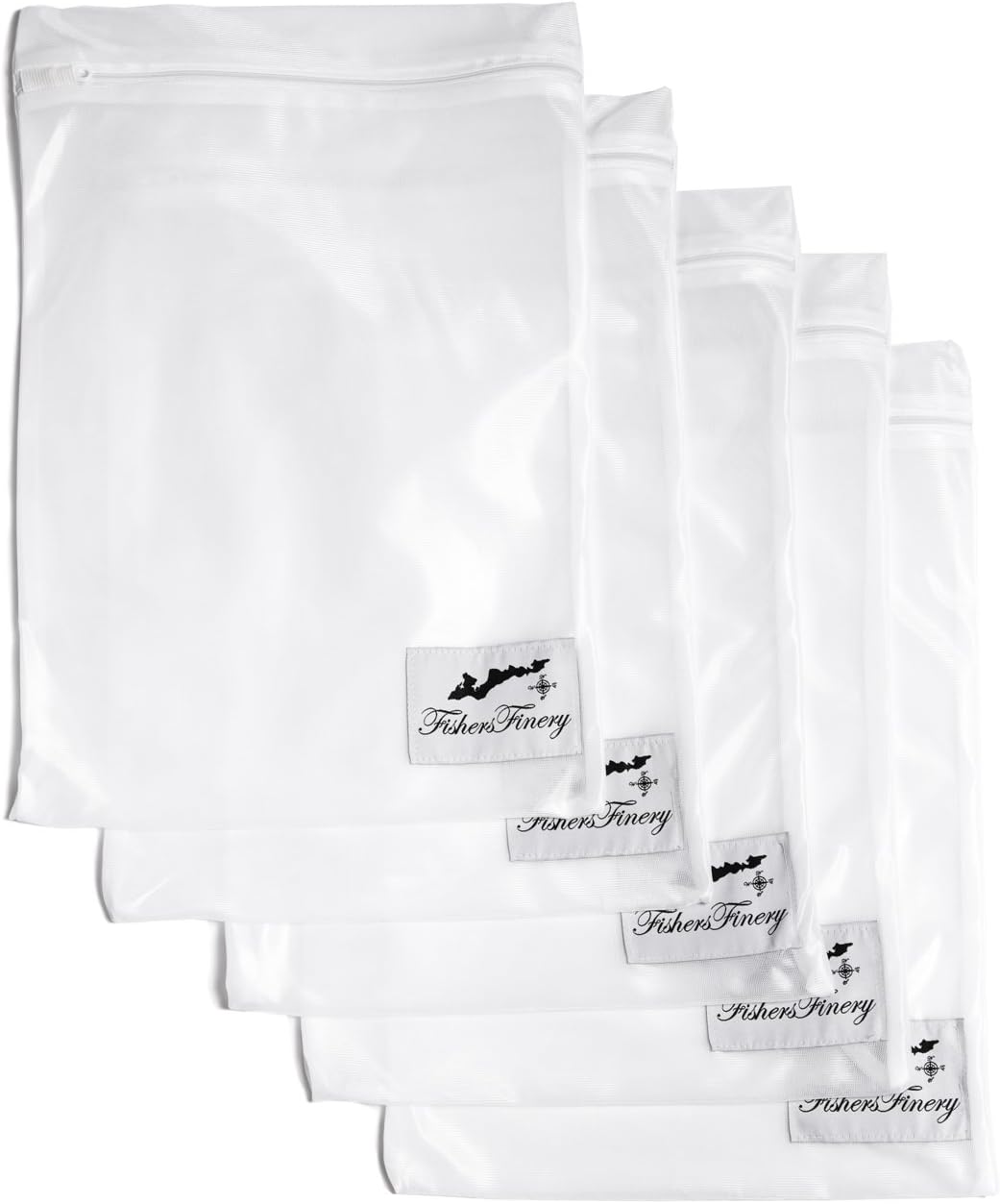 Fishers Finery Washable Mesh Laundry Bag Large Washing Machine Bag for