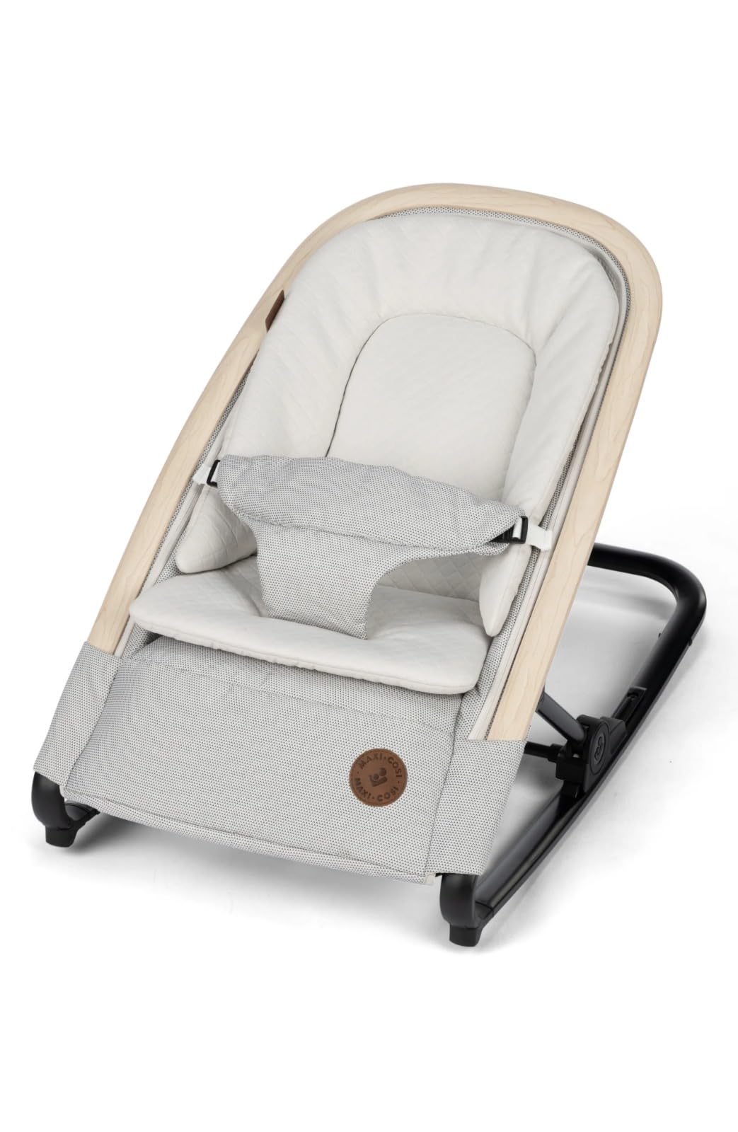 Maxi-COSI Kori 2-in-1 Baby Bouncer Seat for Infants, Baby Rocker Chair, Portable Baby Bouncer, Onyx Sand Image