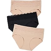 b.tempt'd womens B Bare Hipster Panty 3 Pack