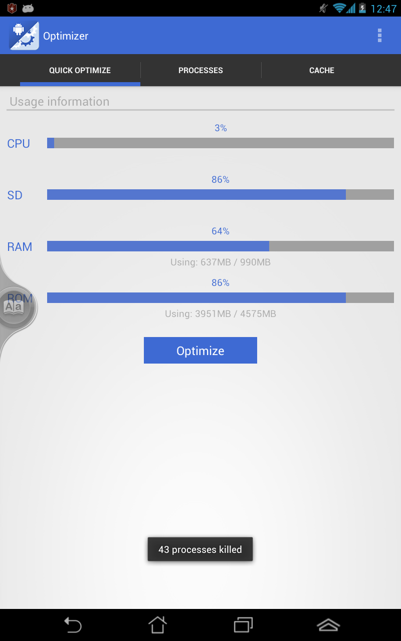 Speed up app | System tuner