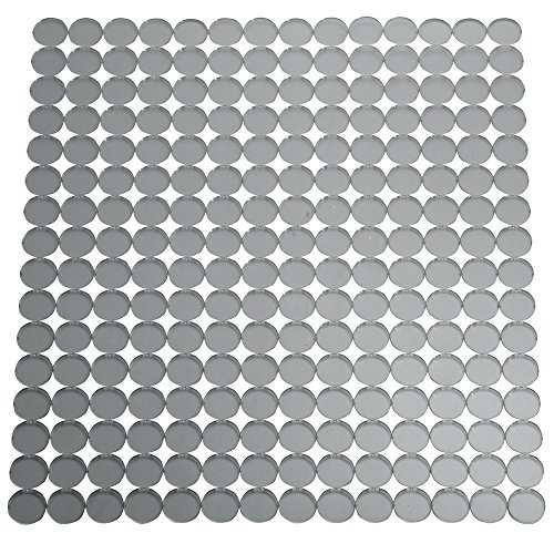 InterDesign Orbz Kitchen Sink Protector Mat, Graphite