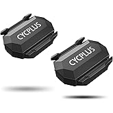 CYCPLUS Cycling Speed &amp; Cadence Sensor, Bluetooth &amp; ANT+, IP67 Waterproof | Bluetooth &amp; ANT+ Dual Protocol, Speed/Cadence Mode Switch, 9.2g Ultra-Light, 300h Battery, Tool-Free Installation