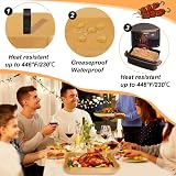 BYKITCHEN Air Fryer Liners for Ninja AF500UK 10.4L 100Pcs Nonstick Paper view 6