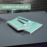 Summit Cambridge Jotter A4 Notebook Wirebound 200 Pages 80gsm view 6