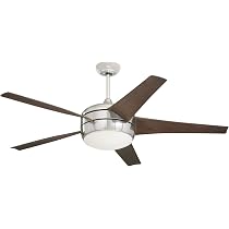 Emerson Ceiling Fan Downrod - 12-Inch Long, 1/2" Diameter, Brushed Steel Finish