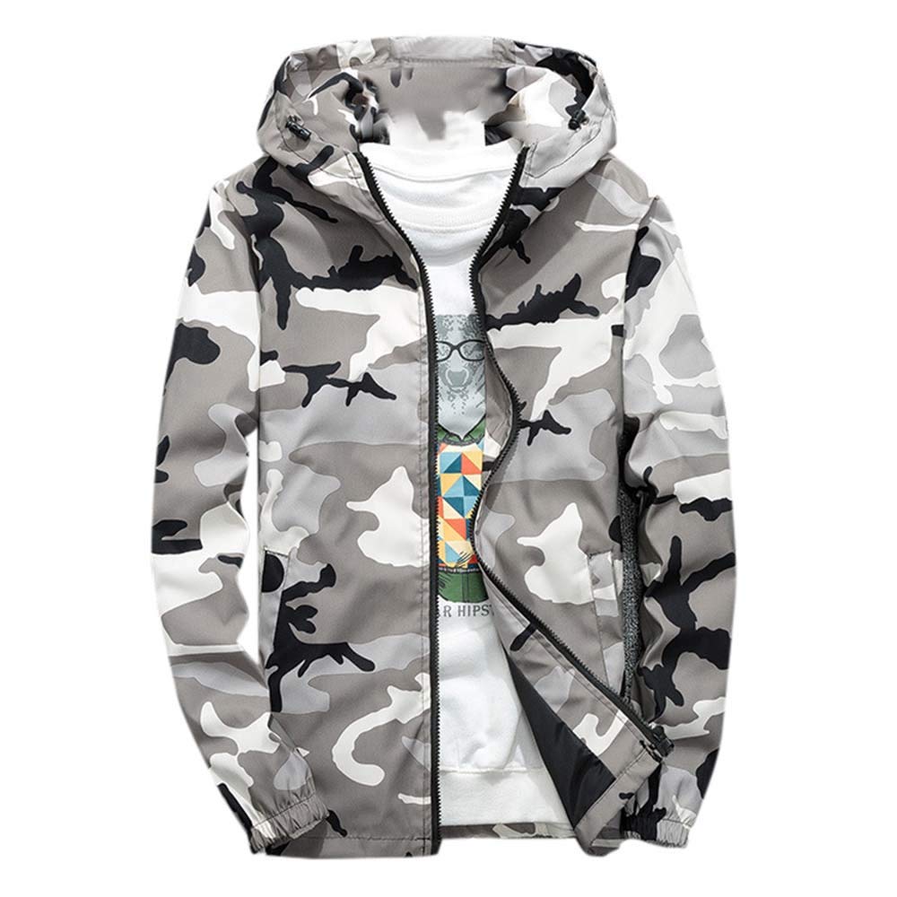 camouflage lightweight waterproof jacket