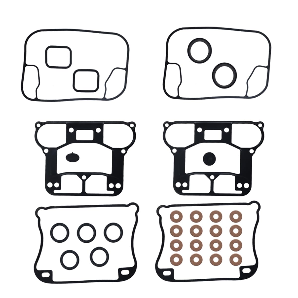 Photo 1 of 17030-91 Rocker Box Gasket Kit fit for Harley Sportster 883 Sportster 1200 XL883 Hugger Deluxe XLH883 XL1200 XLH1200 Sporty 1989-2003