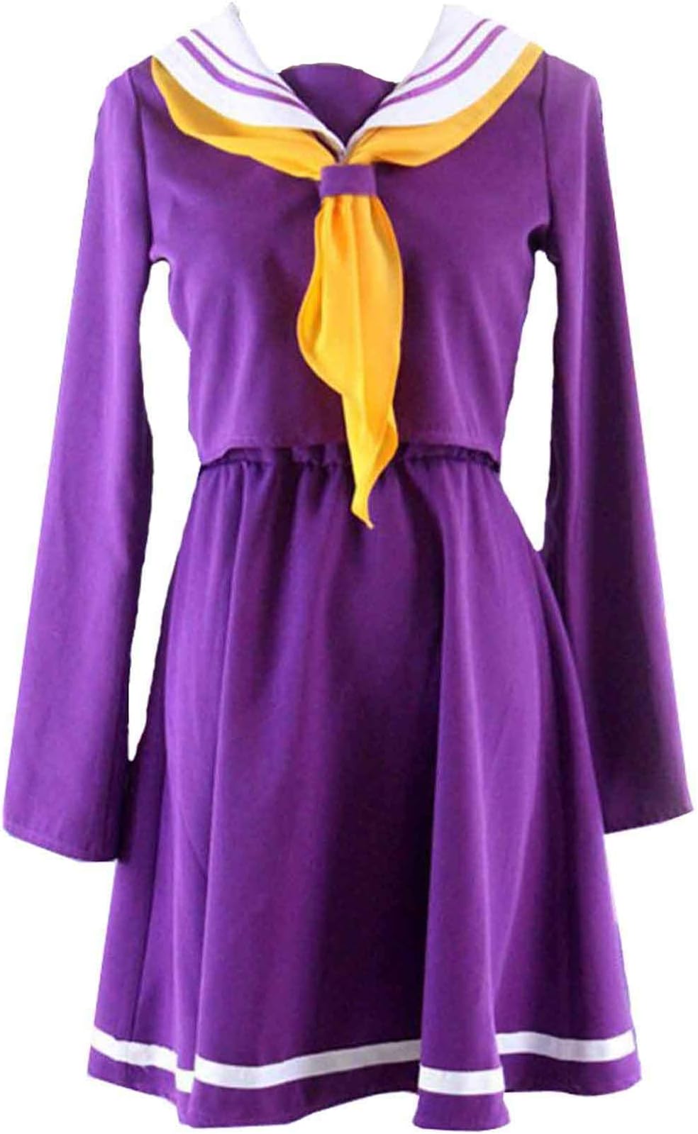 XCJLW No Game No Life Shiro Sailor Suit Cosplay Costume Uniform for Girls