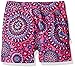 Kanu Surf girls Sassy Upf 50+ Quick Dry Beach Coverup Boardshort Board Shorts, Melanie Pink, 12 14 US