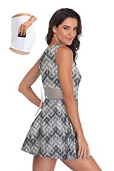 PCGAGA Women's Tennis Dress with Separate Shorts