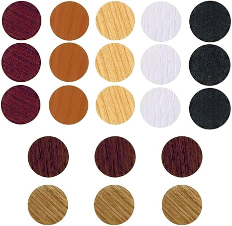 Amazon Co Jp Viwieu 家具カバーキャップ ネジ穴カバーシール ビス隠し 丸型 木の質感 自己接着性 直径21mm 7色選択可能 ねじステッカー キャップ ねじ キズ 穴の隠し 木製品 建具 柱 壁の装饰 簡単補修スクリューカバー 378枚 Pvc材料 54合1 防水 Diy
