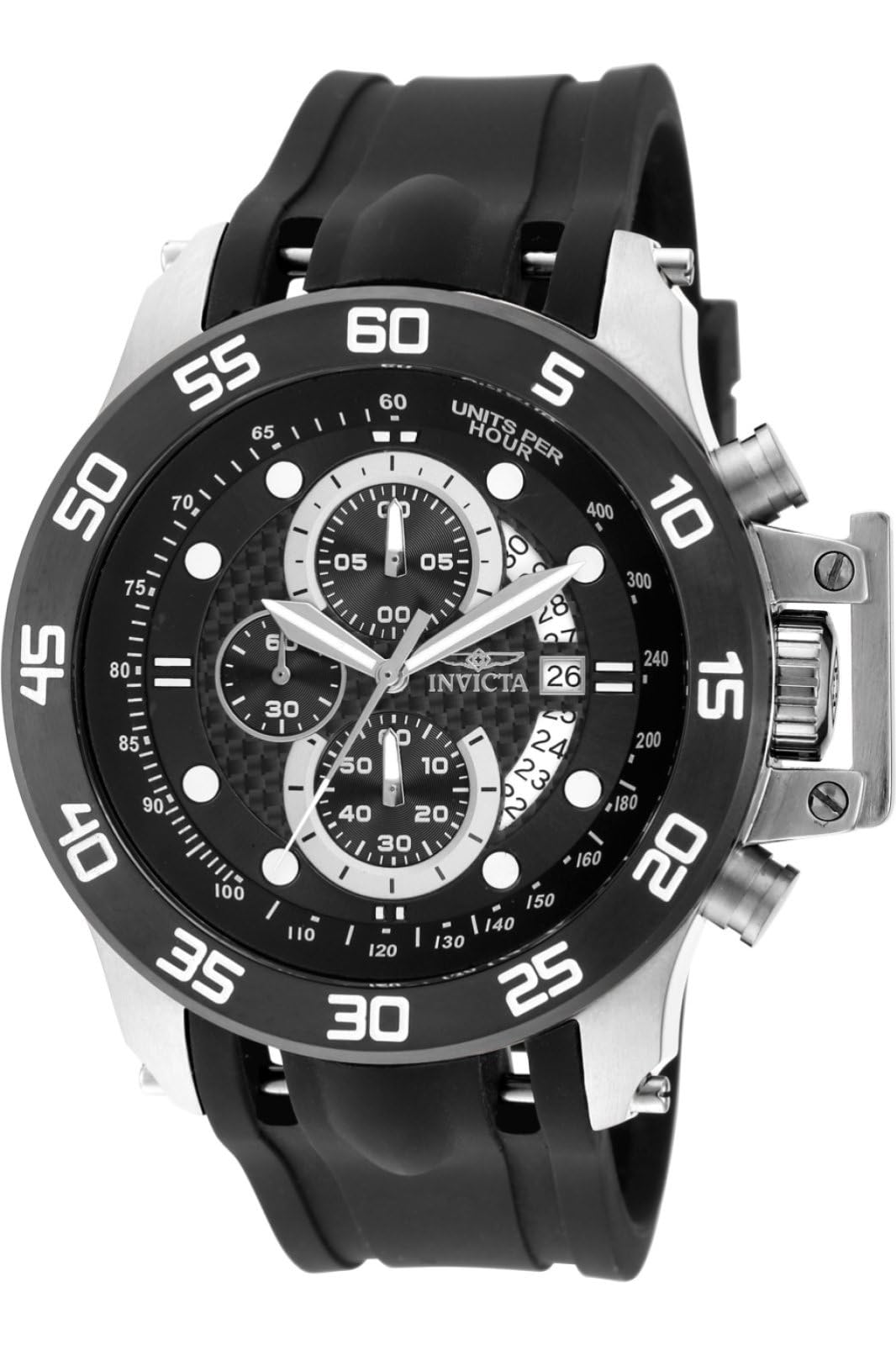 Invicta I-Force 19251 Men's Watch - Waterproof - Analogue - Quartz Movement - stainless steel with Black dial - 51mm