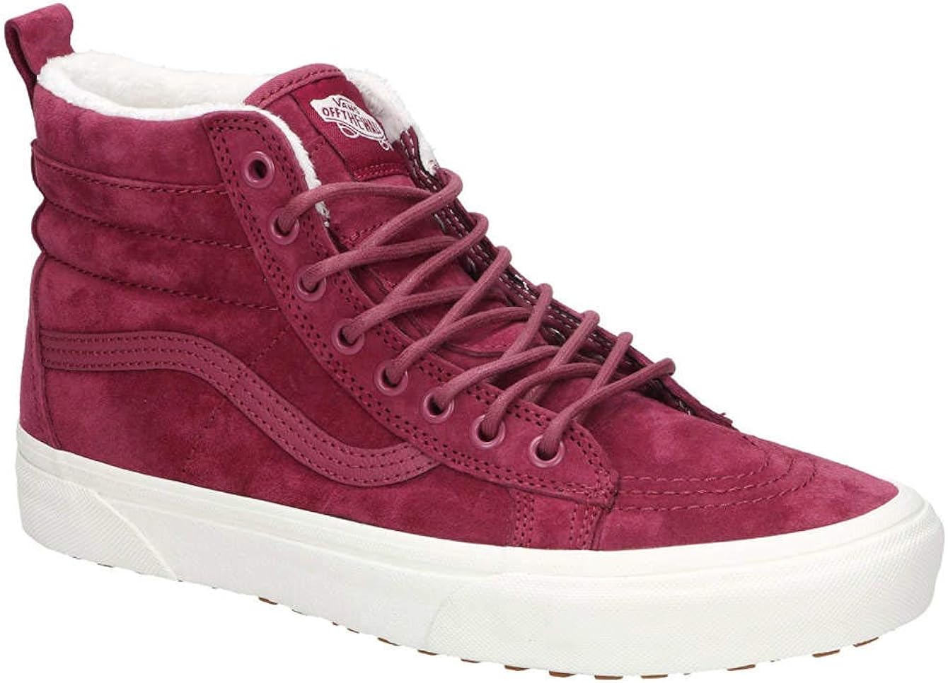 pink high top vans mens