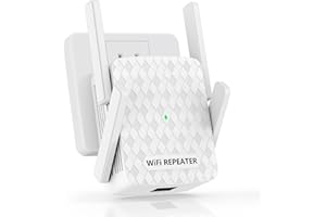 WiFi Extender Signal Booster, Internet Wireless Repeater for Home Coverage up to 10000sq.ft and 35 Devices, 1000Mbps WiFi Boo