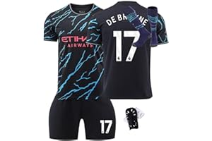 FZQTS Manchester Home Away Kids Soccer Jersey Kit Shorts Socks Knee pads Set Youth Sizes For Boys Girls Adults