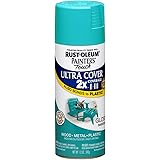 Rust-Oleum Corporation Painter's Touch 267116 Ultra Cover 2X Gloss Spray Paint, 12-Ounce, Seaside