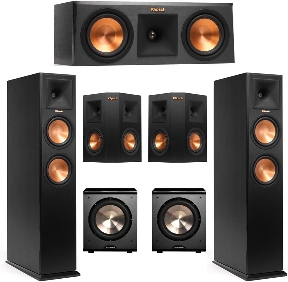 klipsch 5.0 speakers
