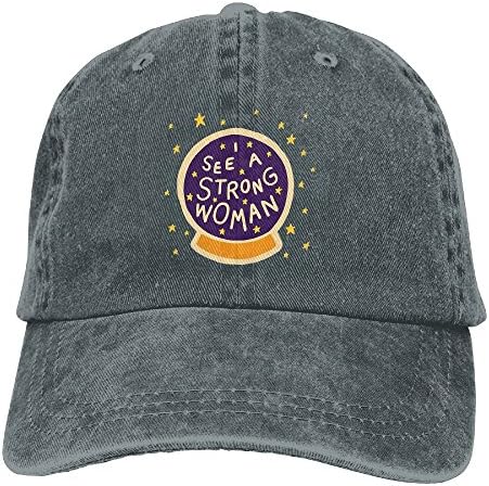 Rain Sports I See A Strong Woman Classic Unisex Vintage Washed Dyed Twill Low Profile Adjustable Baseball Cap Hat