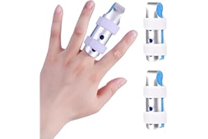 Finger Splints-Metal Aluminium Padded, Finger Support Stabilizer Finger Knuckle Immobilization for Sprains,Injuries,Broken Fi
