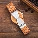 BIOSTON Unique Design Vintage Retro Handmade Fashion Dress Wood Watch Cherry For Men