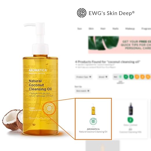 aromatica coconut cleansing oil