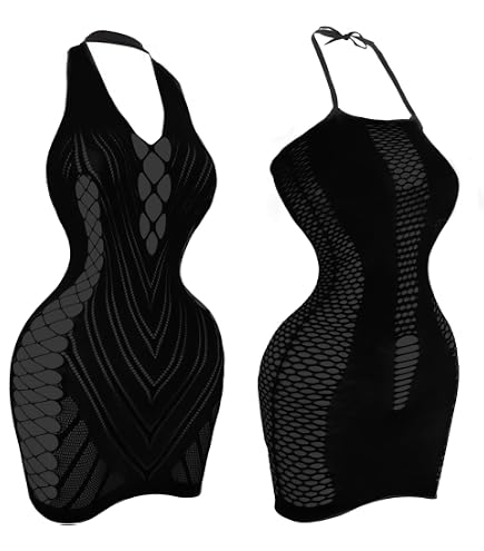 fishnet backless babydoll dress Bodysuit Womens Lingerie Sexy Mesh Sheer Teddy Black category:Bridal Backless Red Chiffon Slit Size:16-16W Featuring delicate floral embroidery