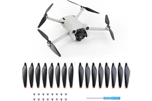 16Pcs Propellers Blades Replacement for DJI Mini 4 Pro/Mini 3 Pro, JISONCASE Low-Noise & Quick-Release Props Wings Compatible with DJI Mini 4 Pro/Mini 3 Pro Propeller Blade