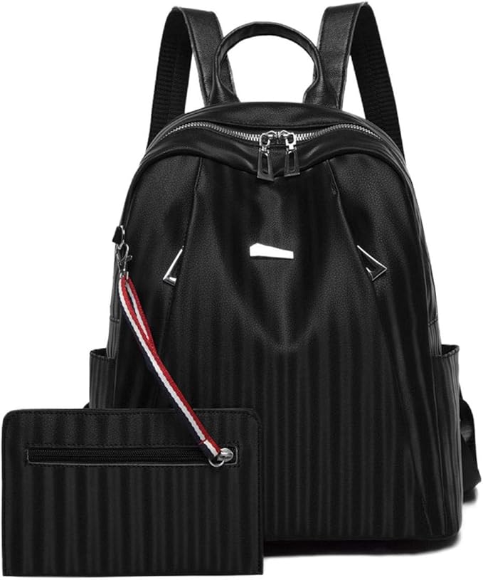 Casual Backpack Fashion Ladies Travel Backpack Pu Amazon.co.uk