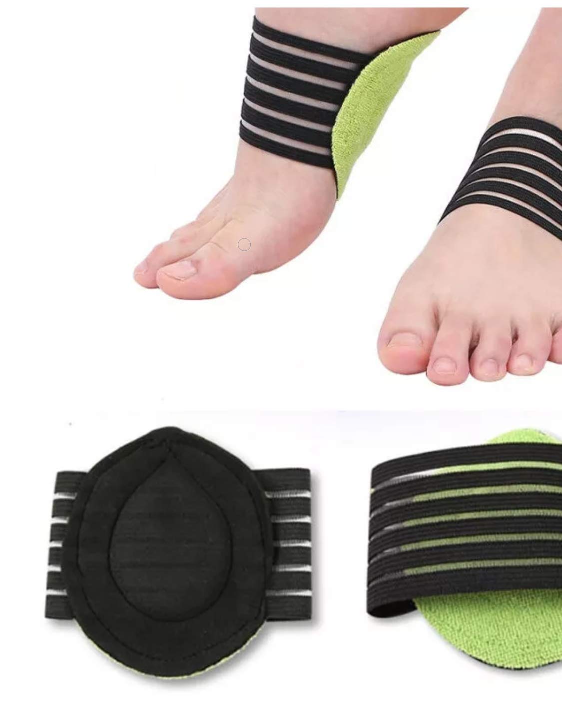 Cushioned Compression Arch Support,Fallen Arch Support Heel Spurs Plantar Fasciitis Foot Pad&Orthotic Insoles&Socks Padded Comfort for Plantar Fasciitis,Flat Feet,Feet Pains,Men Women 2Pairs