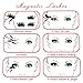 Magnetic Eyelashes 3 Magnets (Thin, Hidden) | Best 3D Full Eye Korean Silk Natural Look False Lashes Extension, No Glue Reusable Fake Eyelash, Premium Quality | Be A Beauty Everyday, No Mess (1 pair)