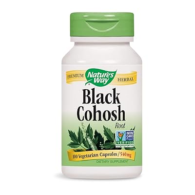 Nature's Way Black Cohosh Root 540 mg, 100 Vegetarian Capsules