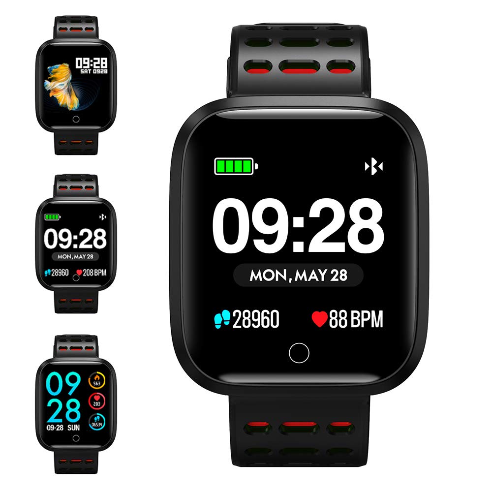KUNGIX Fitness Tracker Watch, Activity Tracker Smart Watch Waterproof  Smartwatch Color Screen with Heart Rate Monitor Bracelet Pedometer Step  Counter and Sleep Monitor for iOS Android iPhone- Buy Online in Dominica at