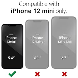 oakxco for iPhone 12 Mini Case Clear Hard