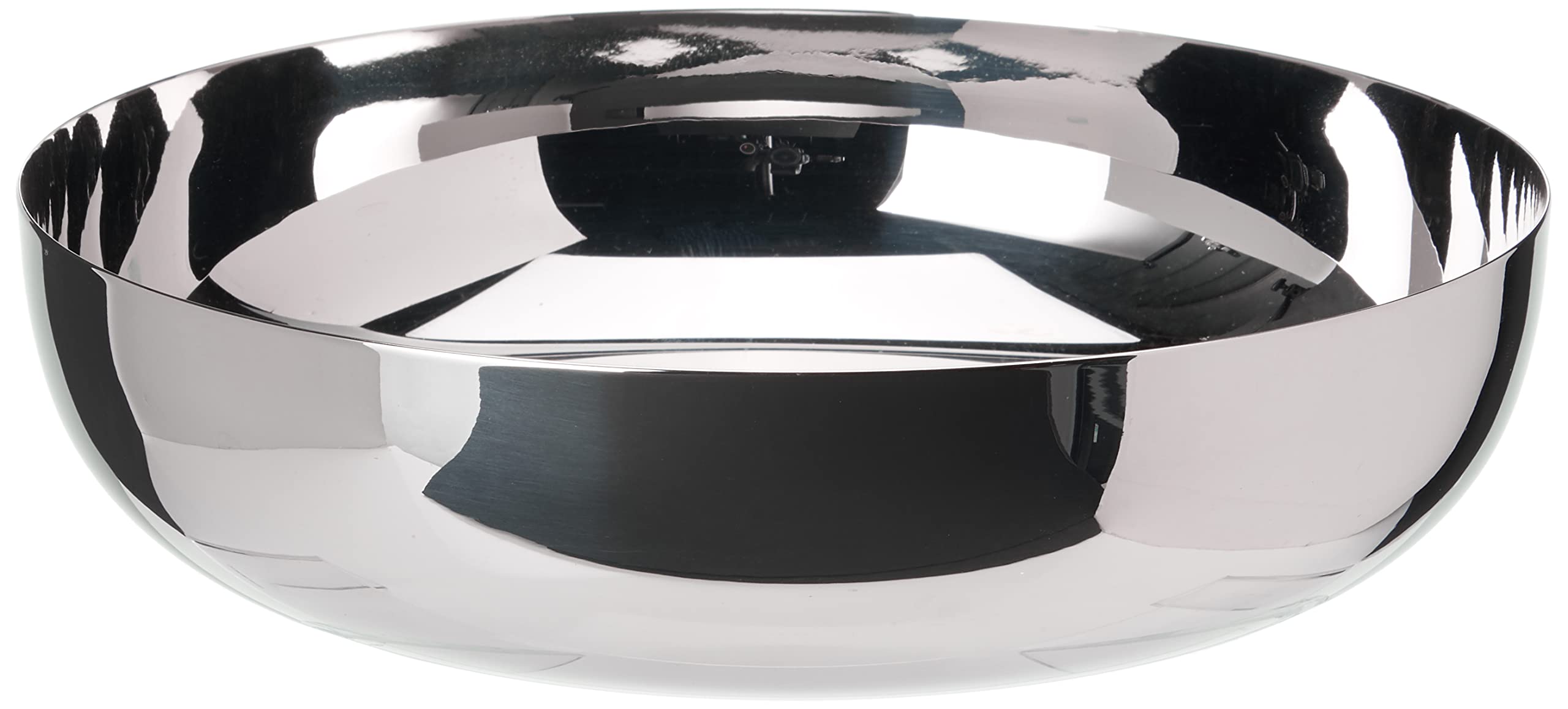 Alessi JM15/24 L 24 cm Salad Serving Bowl in 18/10 Stainless Steel with Mirror Polished