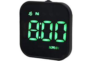 KAOLALI G4S Car HUD Heads Up Display, GPS Digital Speedometer with Speed MPH Compass Driving Direction Fatigue Driving Reminder Overspeed Alarm Trip Meter for All Vehicles (Green)