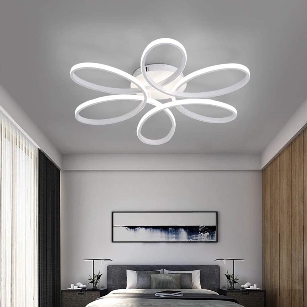 Lámpara de techo LED de 75 vatios Forma de flor creativa Lámpara de