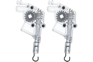 2pcs Wand Tilter for 2" Low Profile Horizontal Blinds Tilt Mechanism Hook Connection with Square Shaped Gear Low Rail Blinds 