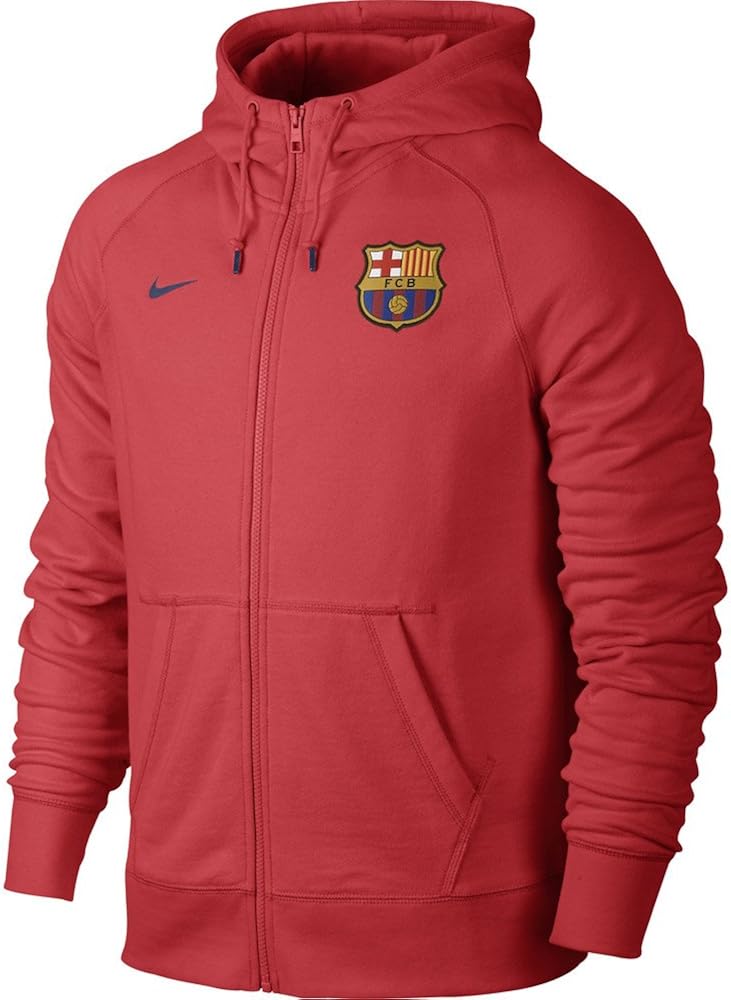 Nike Fc Barcelona Authentic Aw77 Men S Fleece Hoodie 618532 696 Men Jacke Aw77 Fc Barcelona Authentic Fleece Hoody Blue Xl Amazon Co Uk Clothing