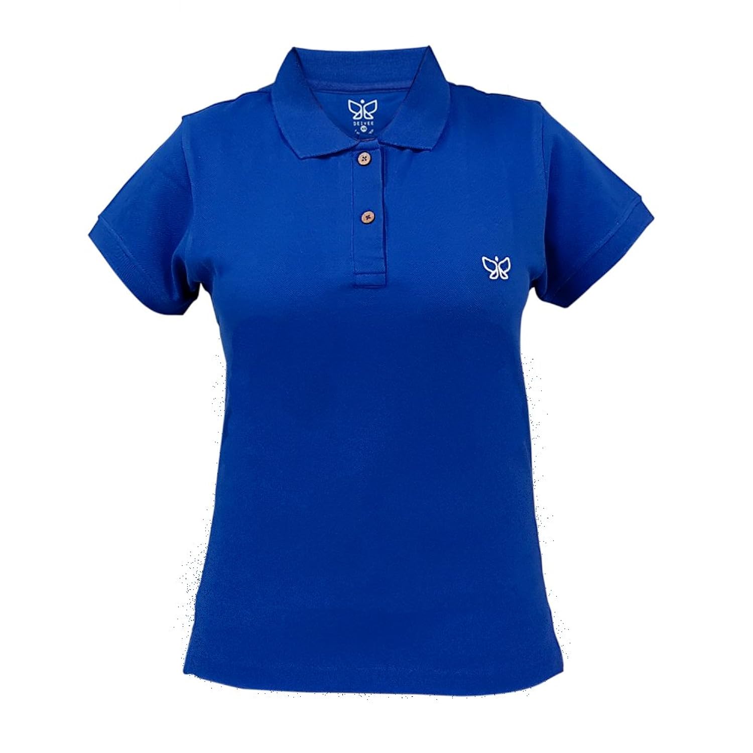 deivee women's cotton polo t-shirt regular (casual t-shirt for women, daily wear t-shirt, office wear t-shirt)