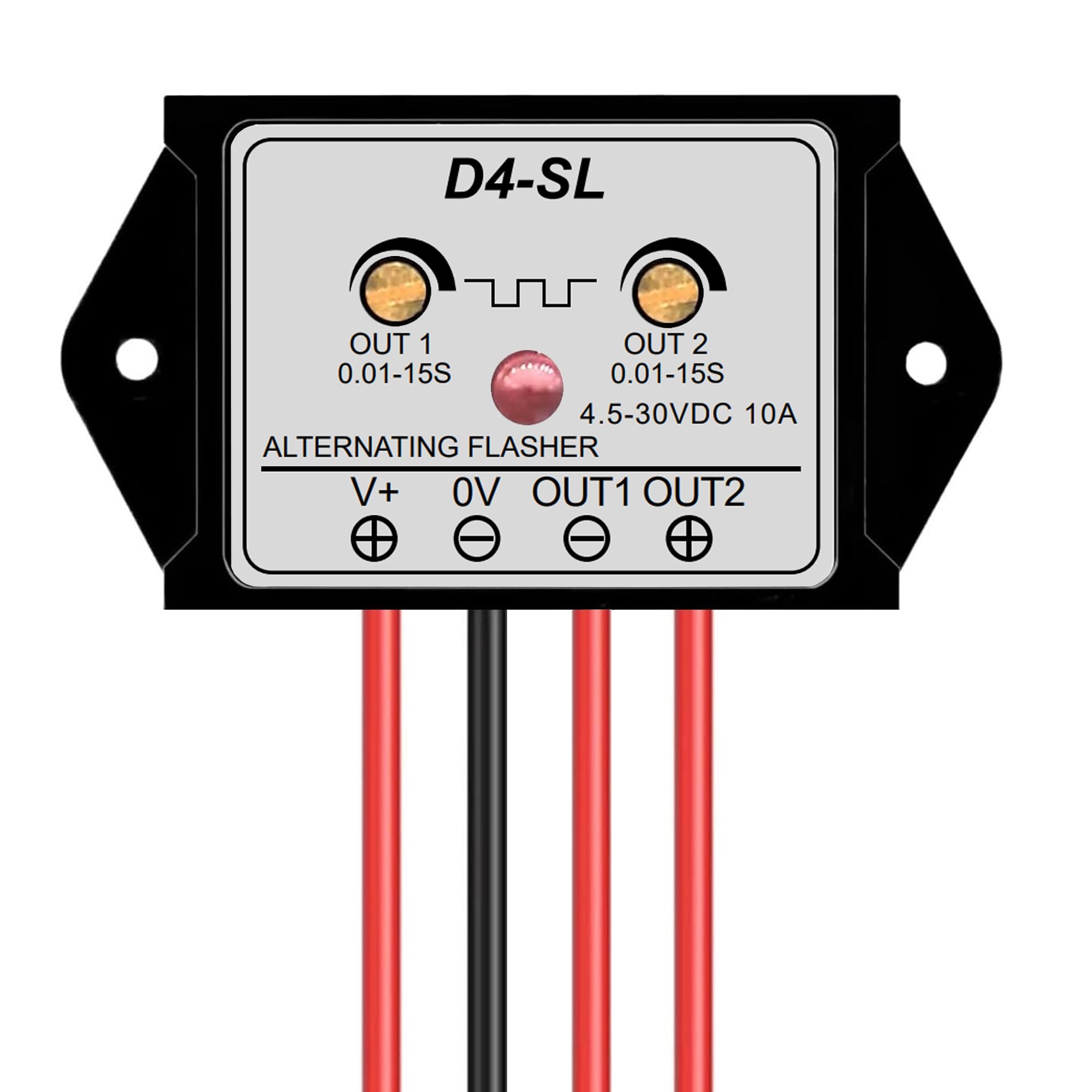 Photo 1 of URANT DC 4.5-30V 10A Dual Output AC Flashing Module,Suitable for Various Warning Lights-D4