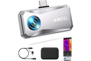 ANCEL IR101 Thermal Camera for Android, 256x192 IR Resolution, 0.24W Ultra-Low Power(8-12H Battery Life), -4°F to 1022°F, 25H