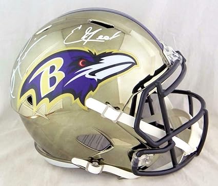 ed reed autographed helmet