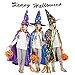 Halloween Costumes Witch Wizard Cloak with Hat for Kids Children Boys Girls Halloween Props Set (Blue)