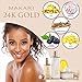 Makari 24K Gold Lightening Soap – Exfoliating Anti-Aging Face & Body Bar w/Real Gold Particles, Omega 3 & Active Probiotics for Scars, Stretch Marks & Dead Skin Cells – Luxurious Rejuvenating Formula