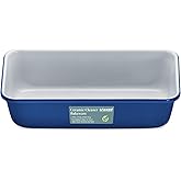 Premium Loaf Pan 1 lb – Aluminum, Ceramic Non-stick Coating, PTFE & PFOA Free, Even Heat, Non-toxic, 4.7" x 9", Perfect for Pound Cakes, Breads, & More - Blue